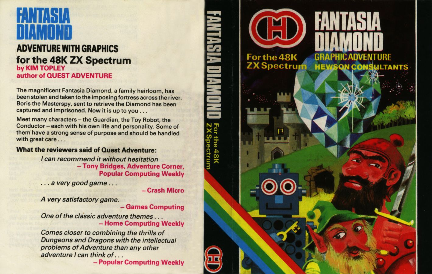 Fantasia Diamond box art for ZX Spectrum