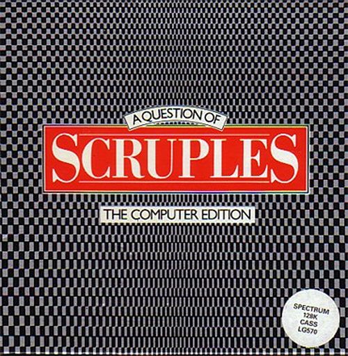 A Question of Scruples box art for ZX Spectrum