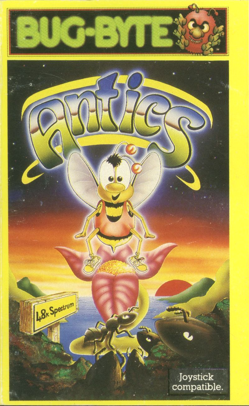 Antics box art for ZX Spectrum