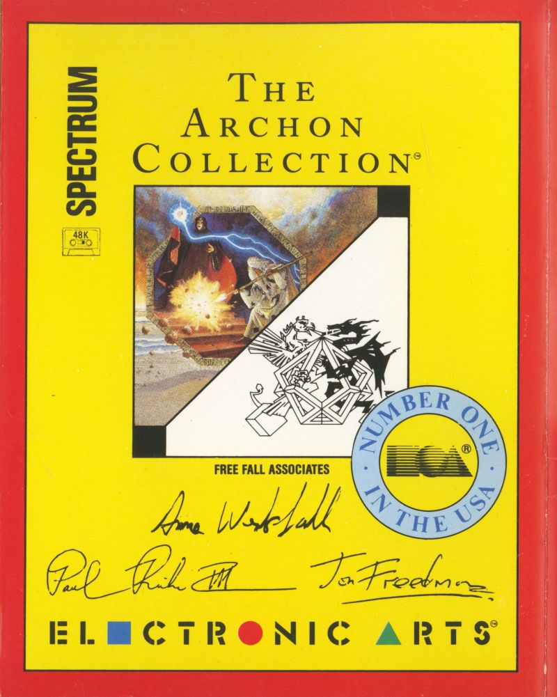Archon II: Adept box art for ZX Spectrum