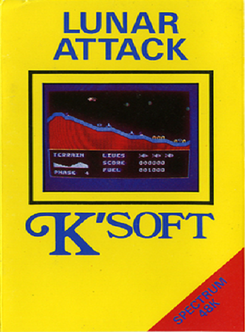 Attack on Atlantis box art for ZX Spectrum