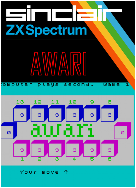 Awari box art for ZX Spectrum