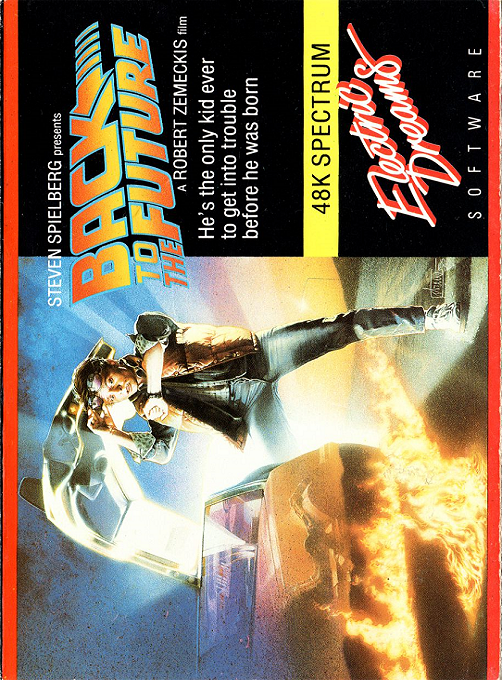 Back To The Future [Firebird] box art for ZX Spectrum