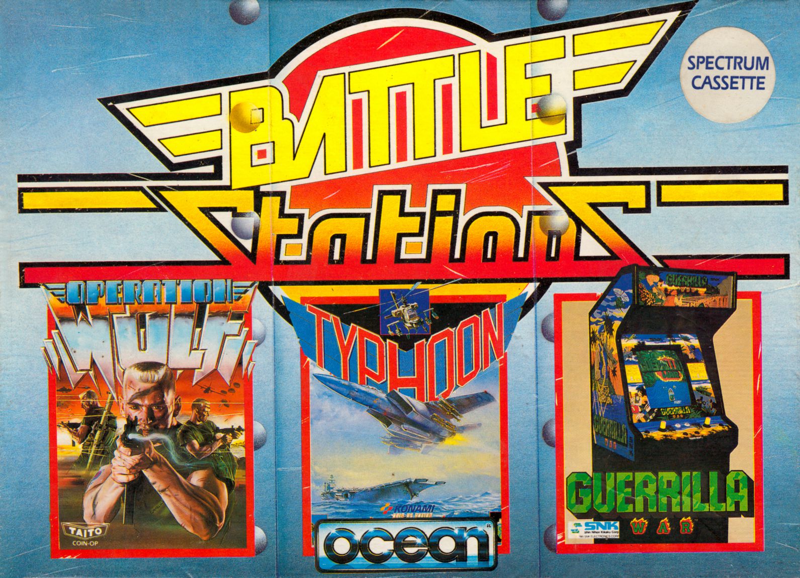 Battle Stations box art for ZX Spectrum