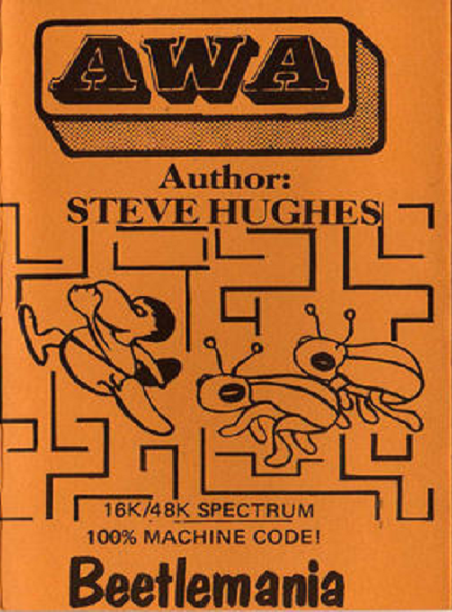 Beetlemania box art for ZX Spectrum