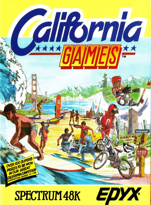 California Games box art for ZX Spectrum