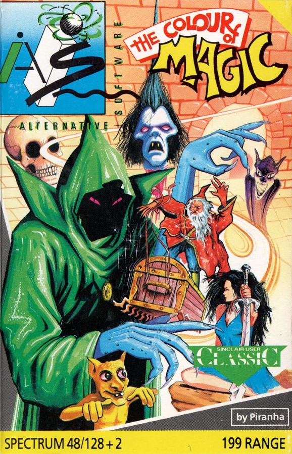 Colour of Magic box art for ZX Spectrum