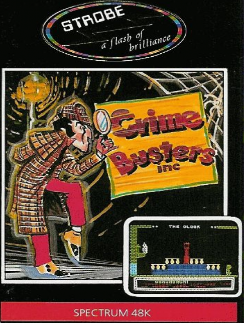 Crime Busters box art for ZX Spectrum