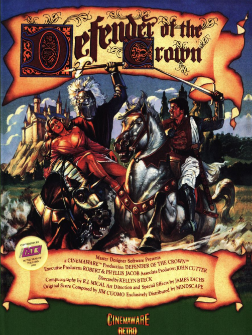Defender of the Crown box art for ZX Spectrum