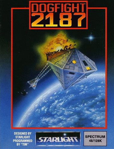 Dogfight 2187 box art for ZX Spectrum