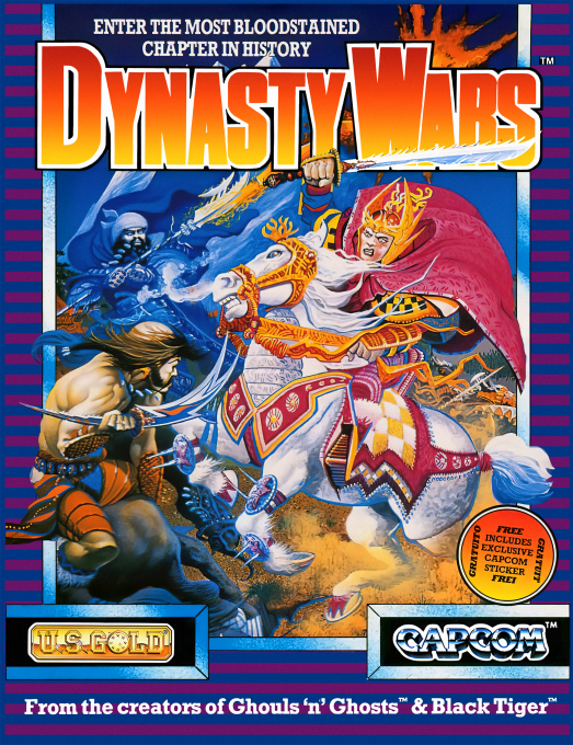 Dynasty Wars box art for ZX Spectrum