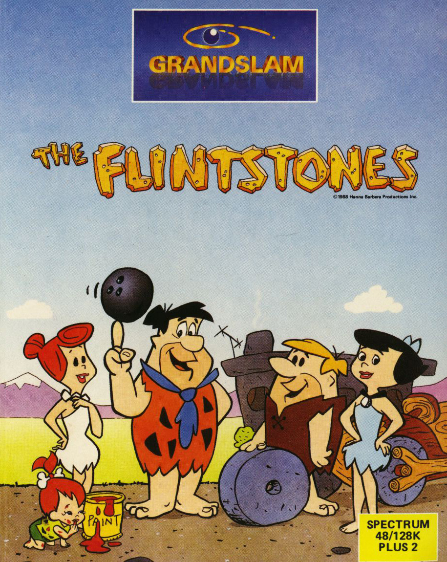 Flintstones box art for ZX Spectrum