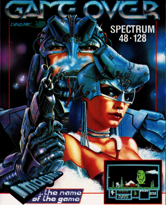 Game Over box art for ZX Spectrum