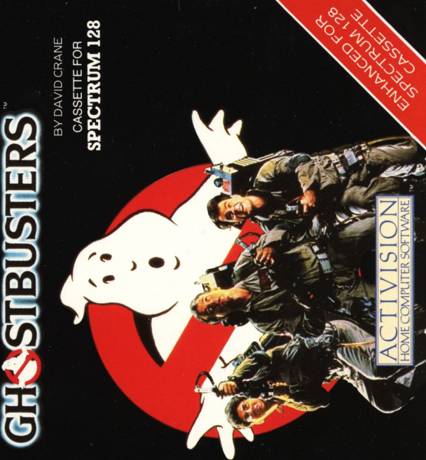 Ghostbusters box art for ZX Spectrum
