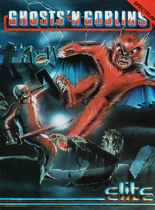Ghosts 'n Goblins box art for ZX Spectrum