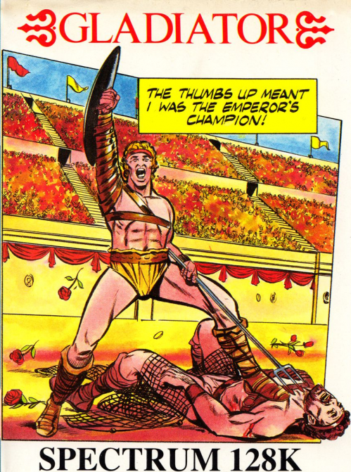 Gladiator box art for ZX Spectrum