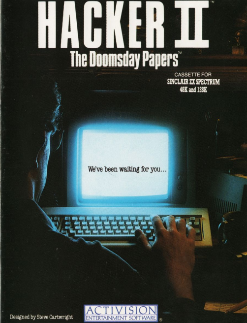 Hacker II: The Doomsday Papers box art for ZX Spectrum