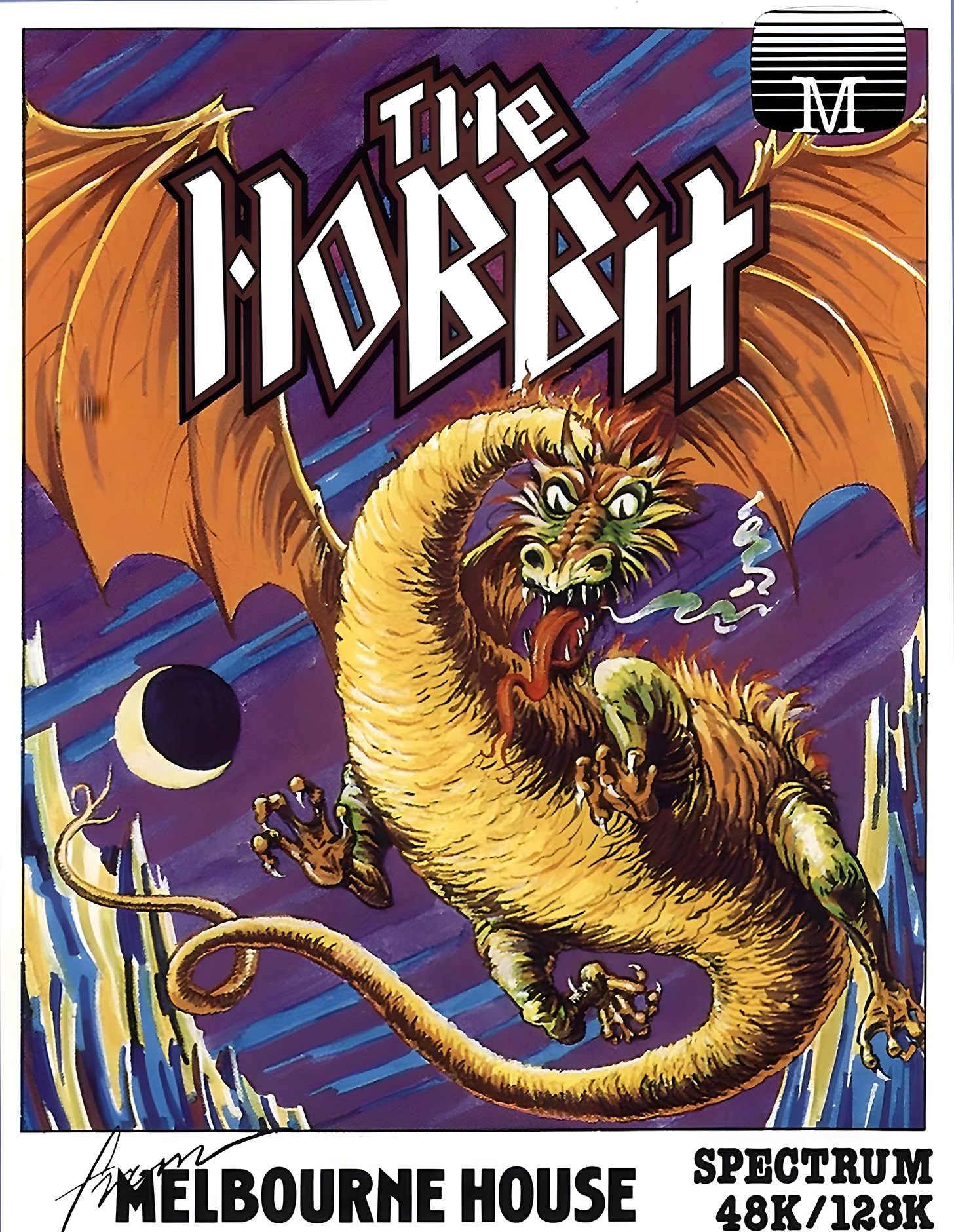 Hobbit box art for ZX Spectrum