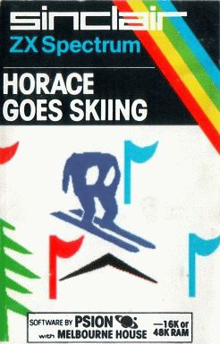 Horace Goes Skiing box art for ZX Spectrum