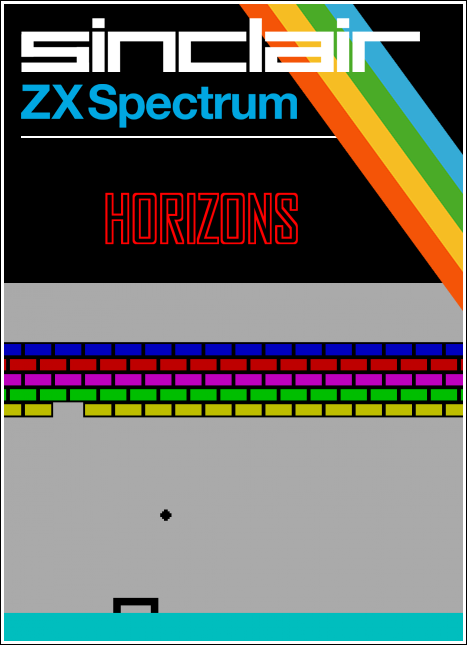 Horizons box art for ZX Spectrum