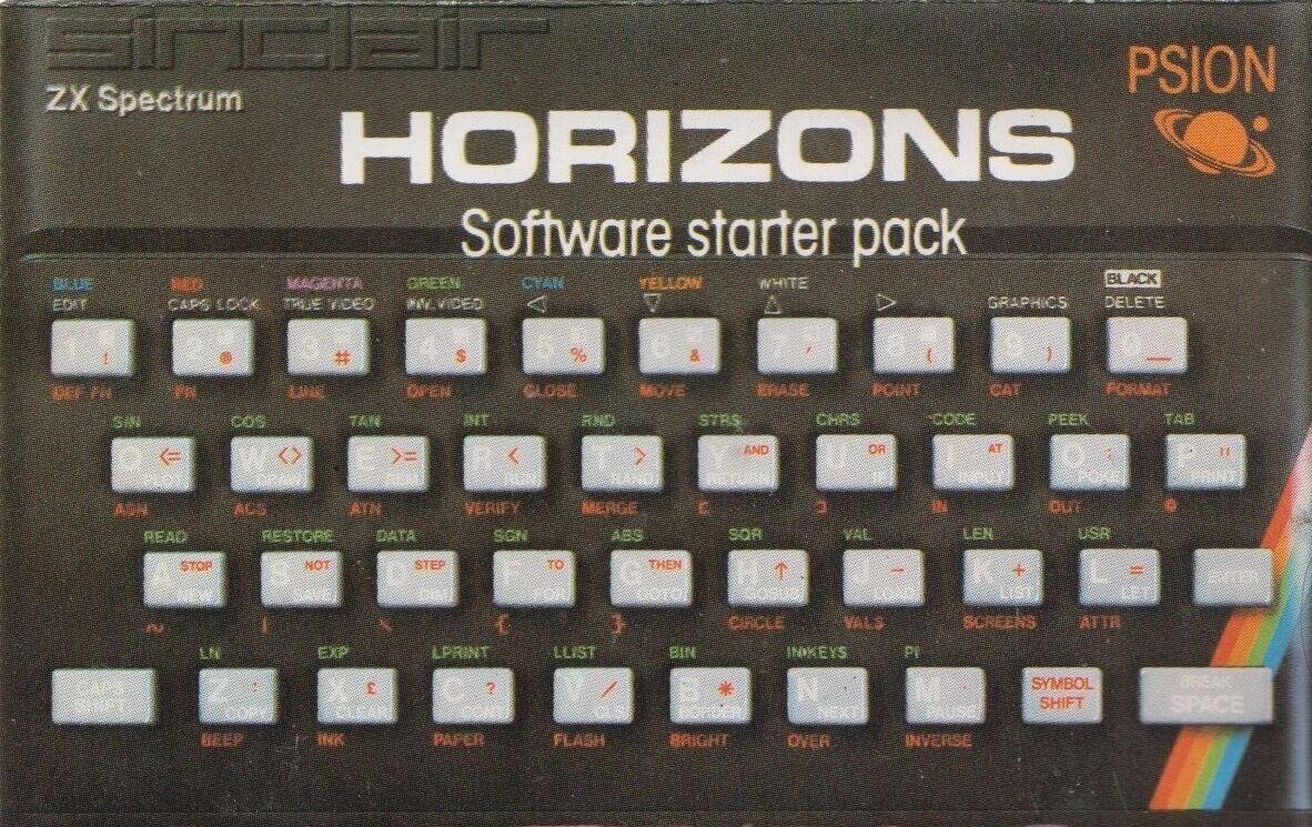 Horizons: Software Starter Pack box art for ZX Spectrum