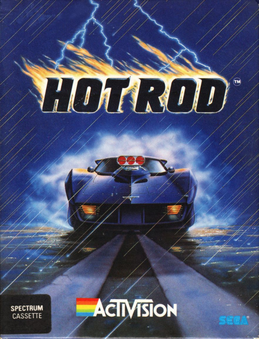 Hot Rod box art for ZX Spectrum