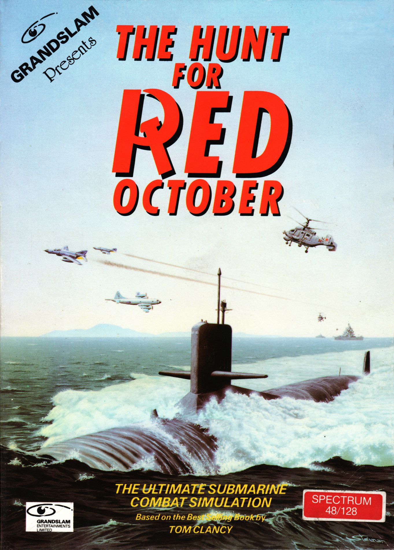 The Hunt for Red October box art for ZX Spectrum