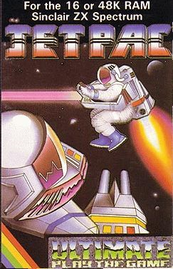 Jet Pac box art for ZX Spectrum