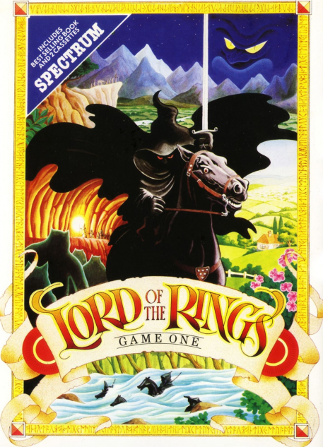 Lord of the Rings: Game One box art for ZX Spectrum