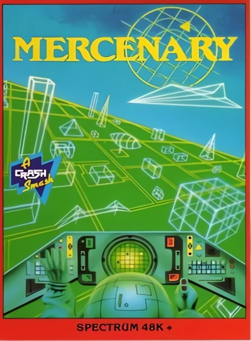 Mercenary box art for ZX Spectrum
