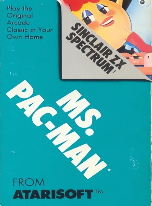 Ms. Pac-Man box art for ZX Spectrum