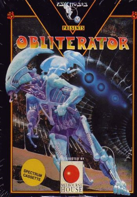 Obliterator box art for ZX Spectrum