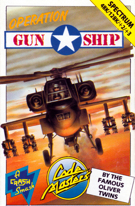 Operation Gunship box art for ZX Spectrum