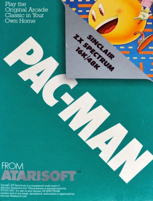 Pac-Man box art for ZX Spectrum