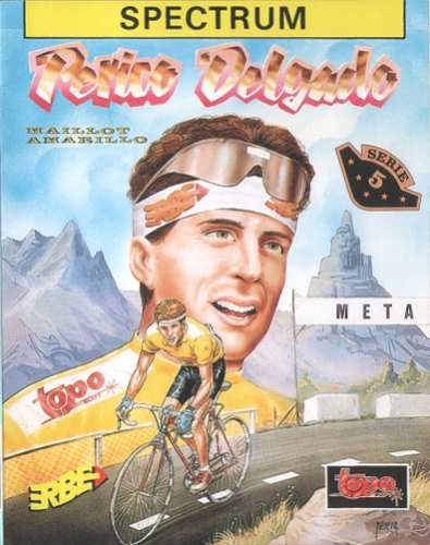 Perico Delgado Maillot Amarillo box art for ZX Spectrum