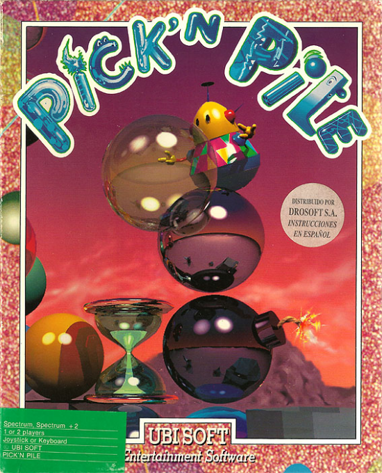 Pick 'n' Pile box art for ZX Spectrum