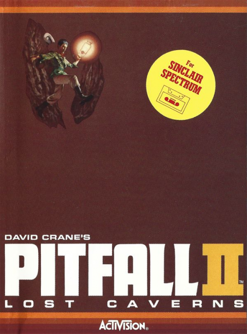 Pitfall II: Lost Caverns box art for ZX Spectrum