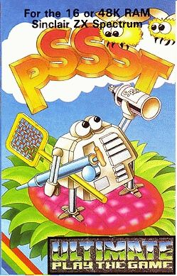 PSSST [ROM Cartridge] box art for ZX Spectrum