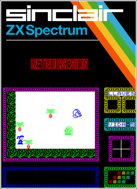 Retrobsesion box art for ZX Spectrum
