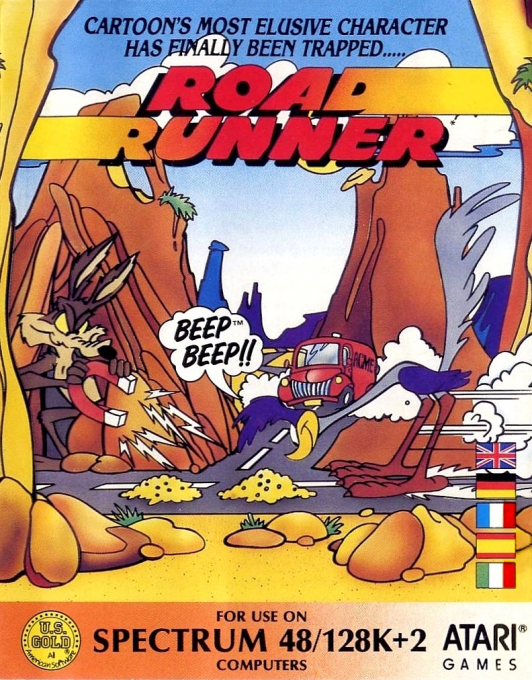Road Runner box art for ZX Spectrum