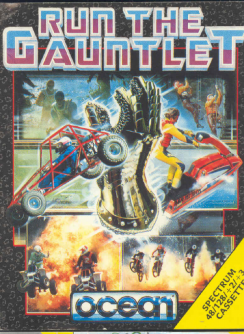 Run The Gauntlet [+3 Disk] box art for ZX Spectrum