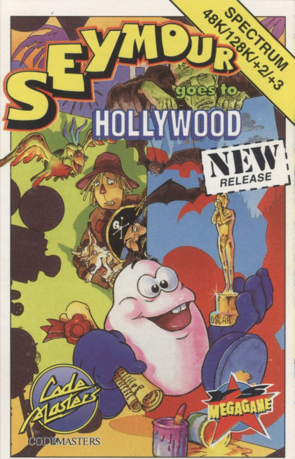 Seymour Goes to Hollywood box art for ZX Spectrum