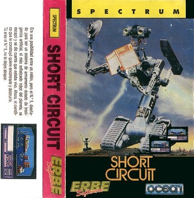 Short Circuit box art for ZX Spectrum