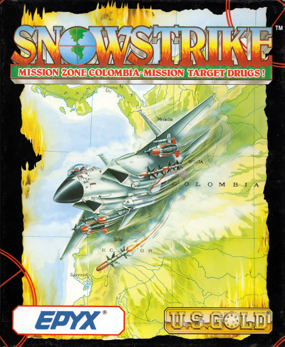 Snowstrike box art for ZX Spectrum