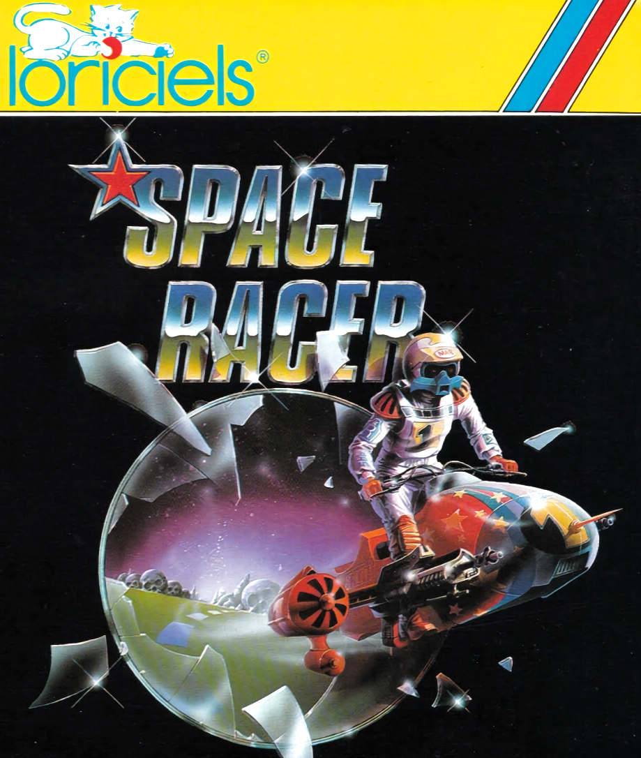 Space Racer box art for ZX Spectrum