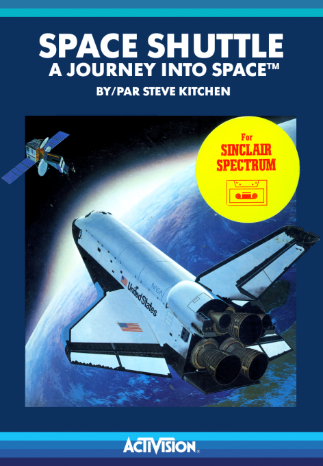Space Shuttle A Journey into Space box art for ZX Spectrum
