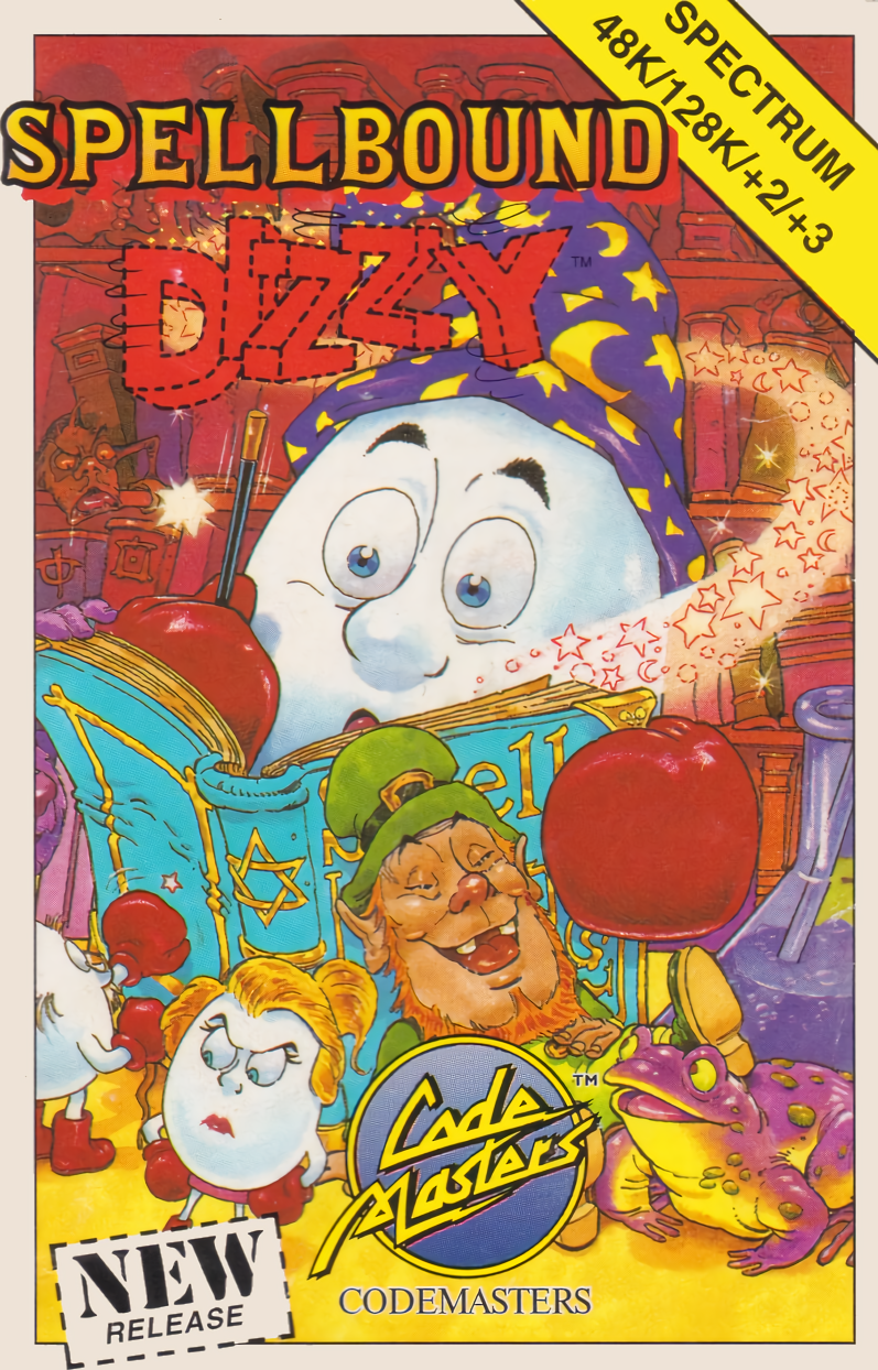 Spellbound Dizzy box art for ZX Spectrum