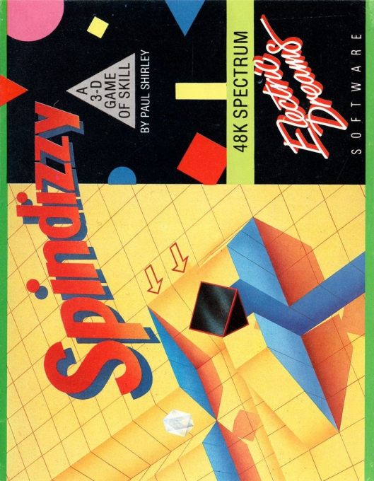Spindizzy box art for ZX Spectrum