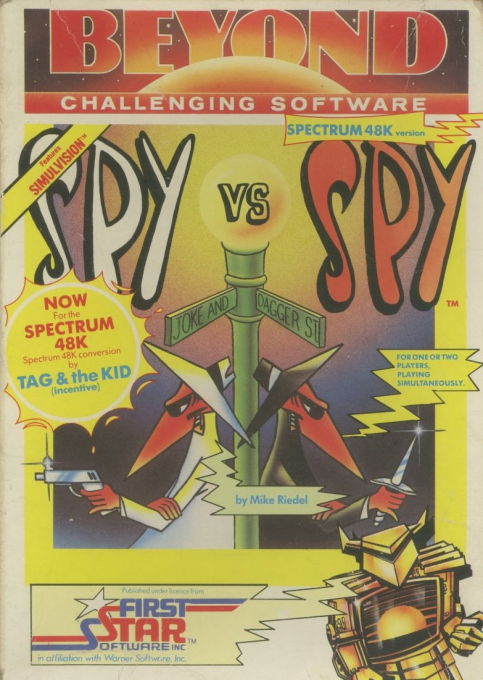 Spy vs Spy [Zafi Chip] box art for ZX Spectrum