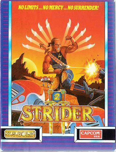 Strider II box art for ZX Spectrum